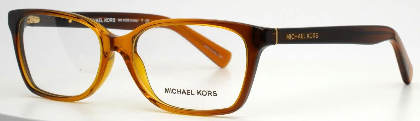 MICHAEL KORS MK4039 India 3218 Amber Gradient Womens Eyeglasses 52-15-135 B:34
